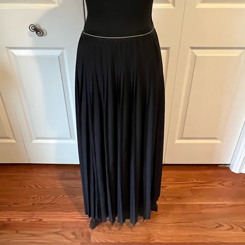 Aerie Elegant Black Pleated Skirt - Picture 2 of 4